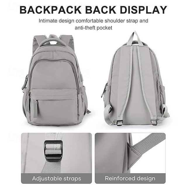 Unisex Floral Nylon Backpack - Image 4
