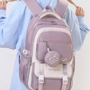 Alternative view of Unisex Nylon Backpack with Zipper