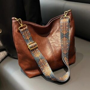 Alternative view of Unisex Faux Leather Crossbody Bag