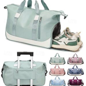 Unisex Multicolor Nylon Travel Duffel Bag