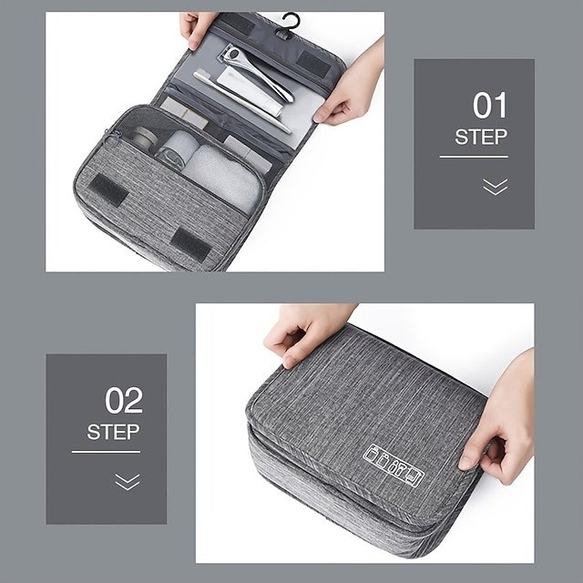 Portable Hanging Toiletry Bag - Image 4
