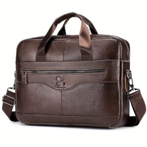 Alternative view of Premium Brown Leather Briefcase