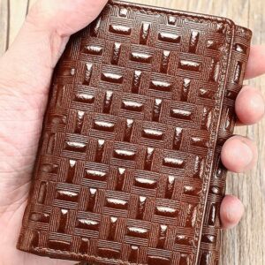 Men’s Leather Wallet with Embossed