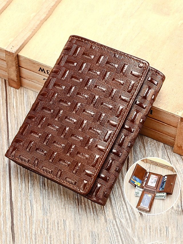 Men’s Leather Wallet with Embossed - Image 8