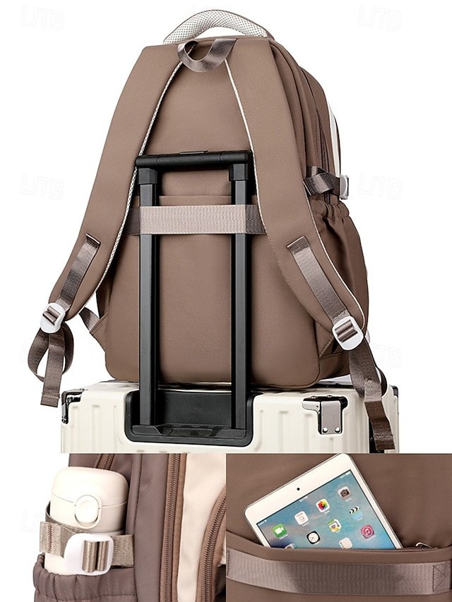 Unisex Waterproof Nylon Backpack - Image 5