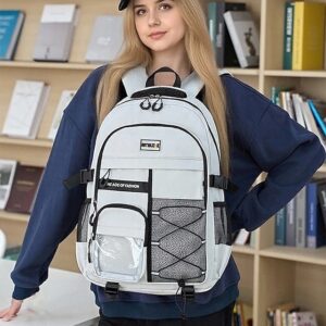 Alternative view of Unisex Waterproof School Backpack with Multi-Pocket Design