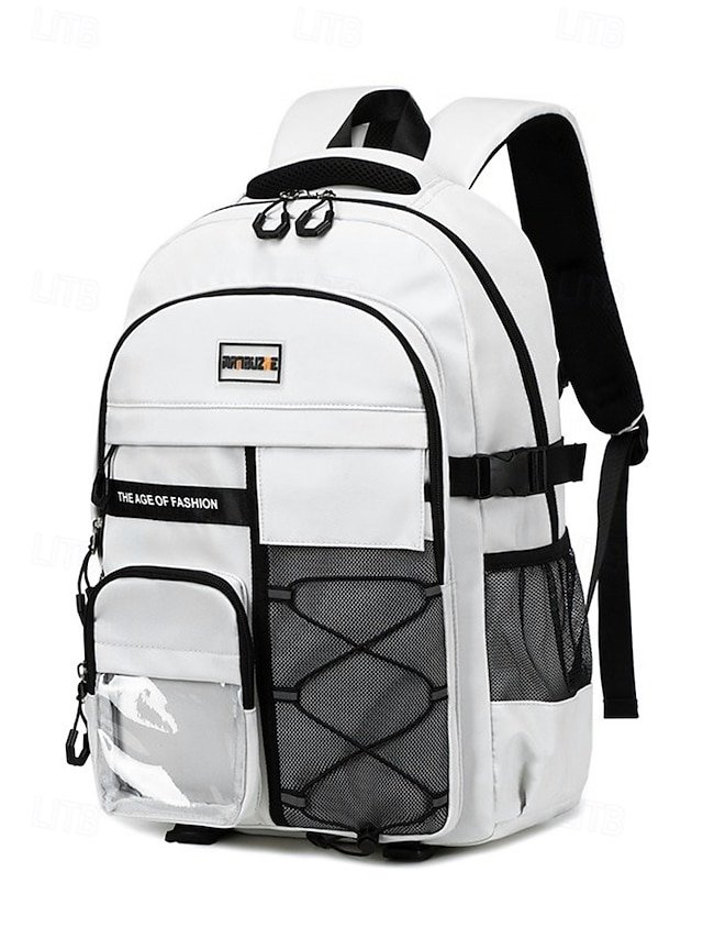 Unisex Waterproof School Backpack with Multi-Pocket Design - Image 5