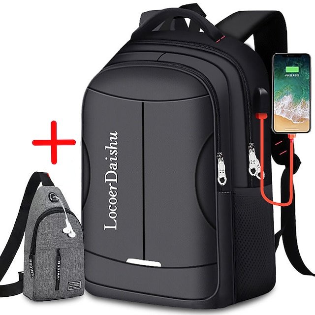 Waterproof Anti-Theft Laptop Backpack with USB Charging Port - Image 5