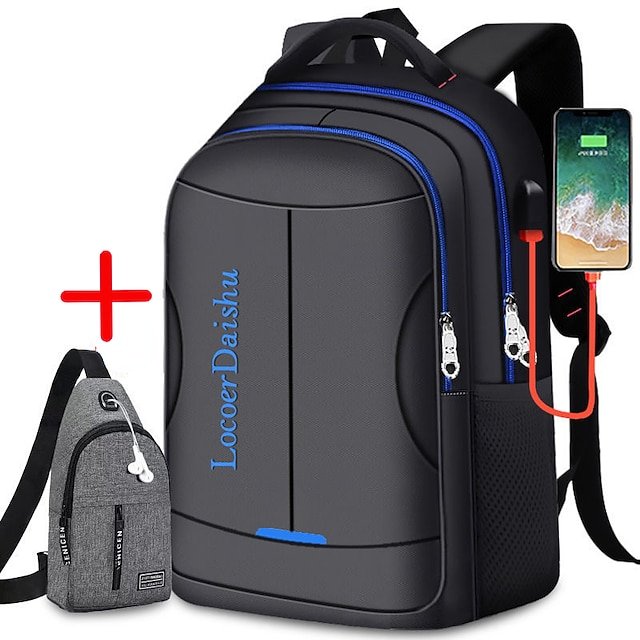 Waterproof Anti-Theft Laptop Backpack with USB Charging Port - Image 6