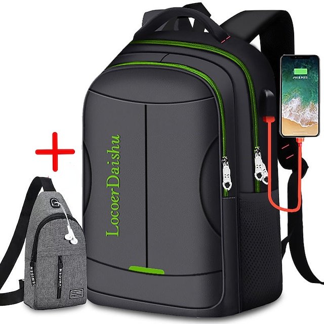 Waterproof Anti-Theft Laptop Backpack with USB Charging Port - Image 7