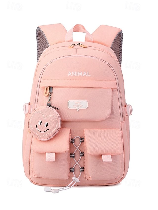 Waterproof Teen Girls Backpack with Pendant Coin Purse - Image 3