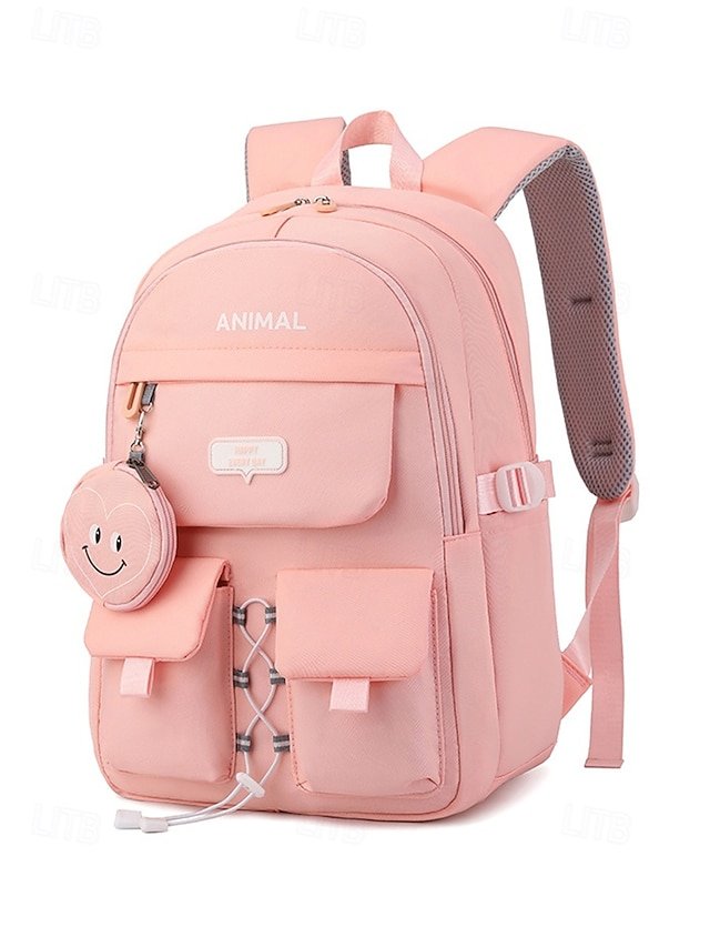 Waterproof Teen Girls Backpack with Pendant Coin Purse - Image 5