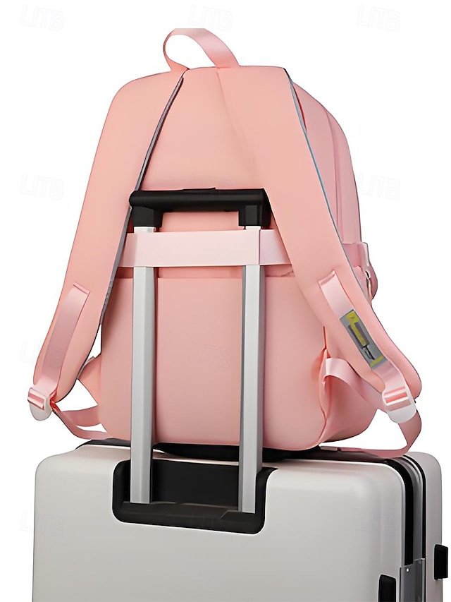 Waterproof Teen Girls Backpack with Pendant Coin Purse - Image 6