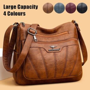 Women’s Waterproof Faux Leather Crossbody Bag