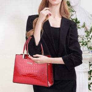 Alternative view of Women’s Faux Leather Handbag with Zipper