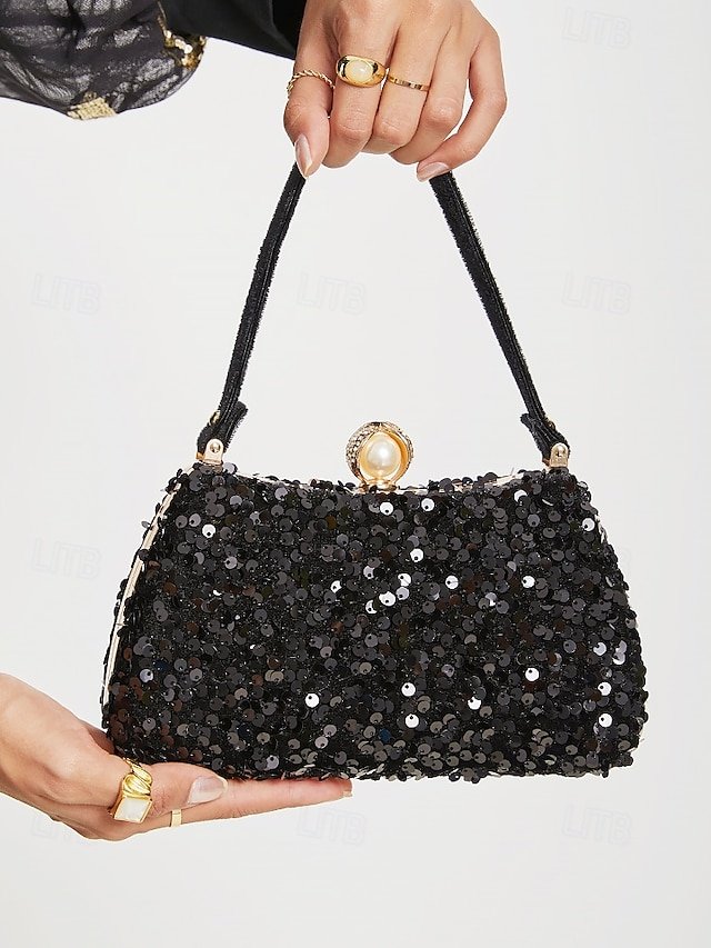 Women’s Sequin Polyester Clutch