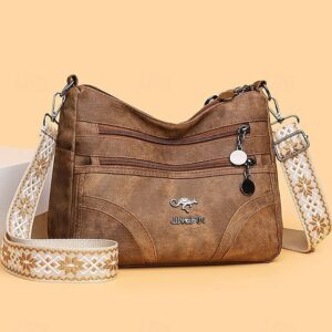 Alternative view of Women’s Brown Faux Leather Crossbody Bag