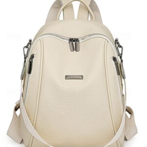 Women’s Brown Faux Leather Mini Backpack