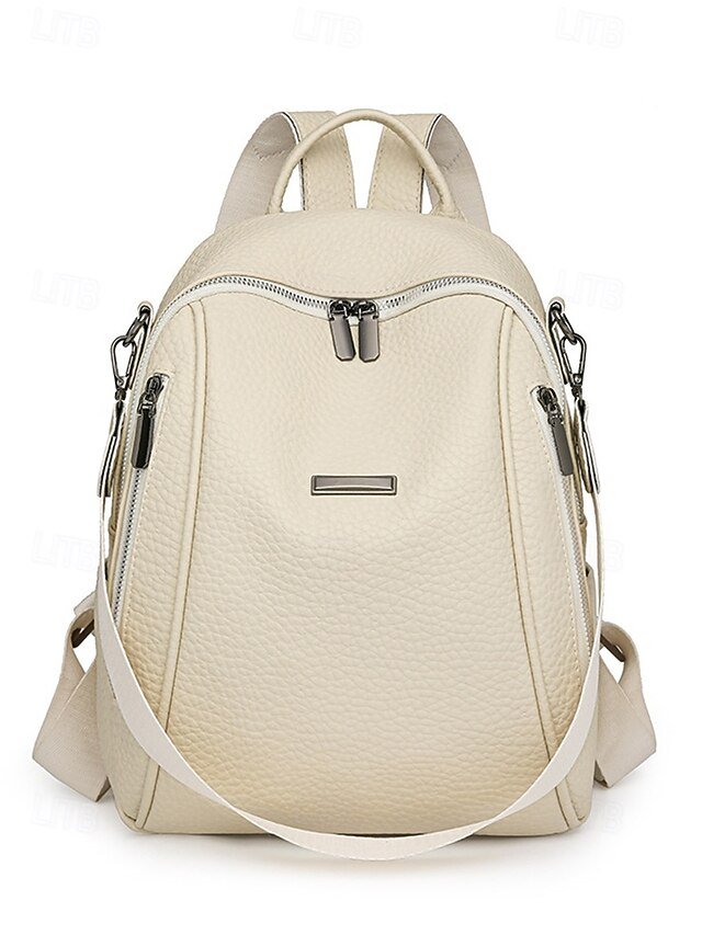 Women’s Brown Faux Leather Mini Backpack