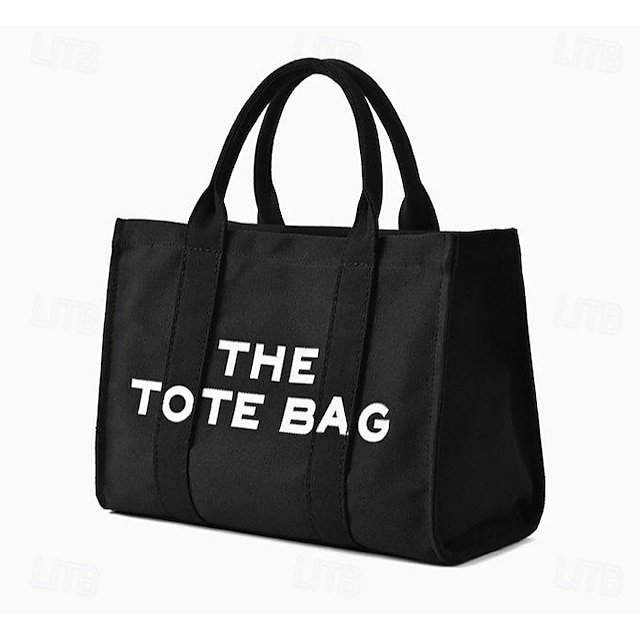 Women’s Canvas Tote Bag with Print - Image 2