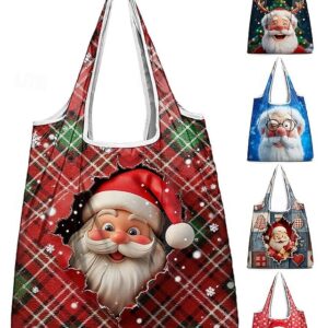 Women’s Christmas Foldable Shopping Bag