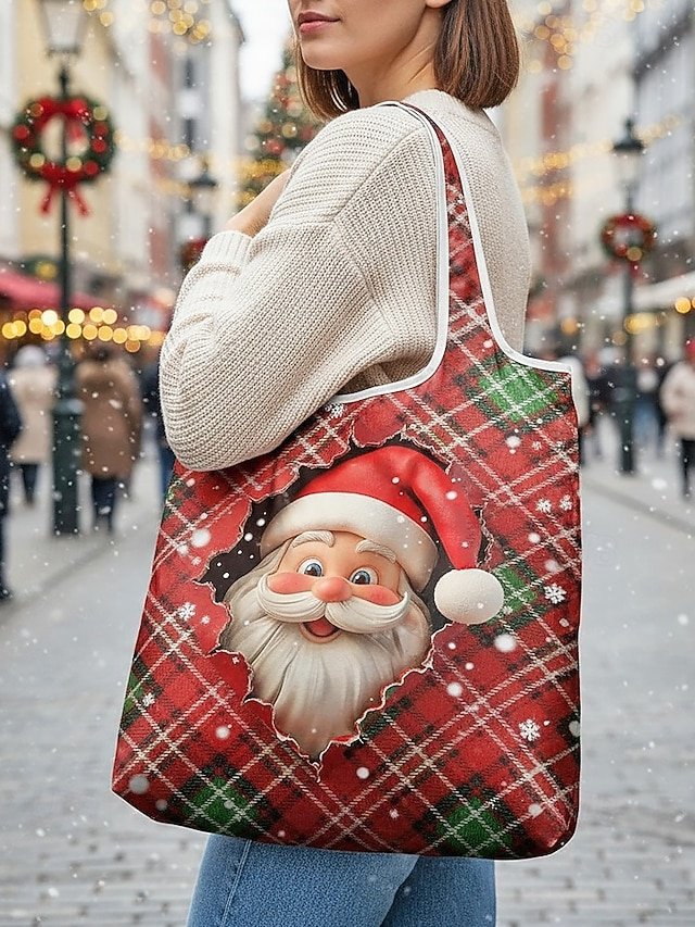 Women’s Christmas Foldable Shopping Bag - Image 4
