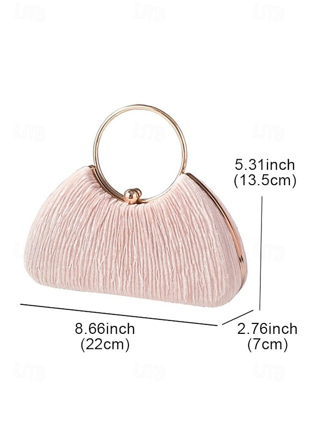 Women’s Christmas Party Velvet Handbag - Image 8