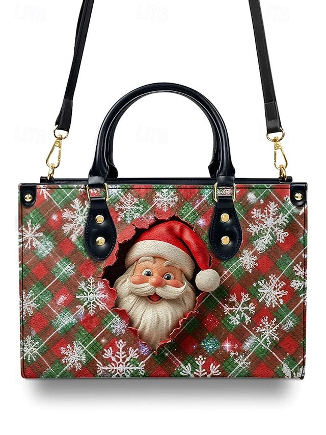 Women’s Christmas Tote Bag with Print - Image 6