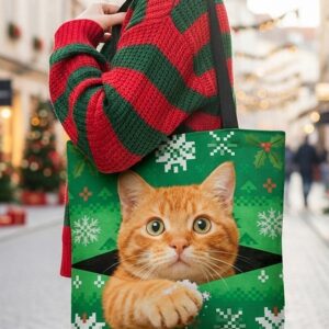 Women’s Large-Capacity Christmas Tote Bag