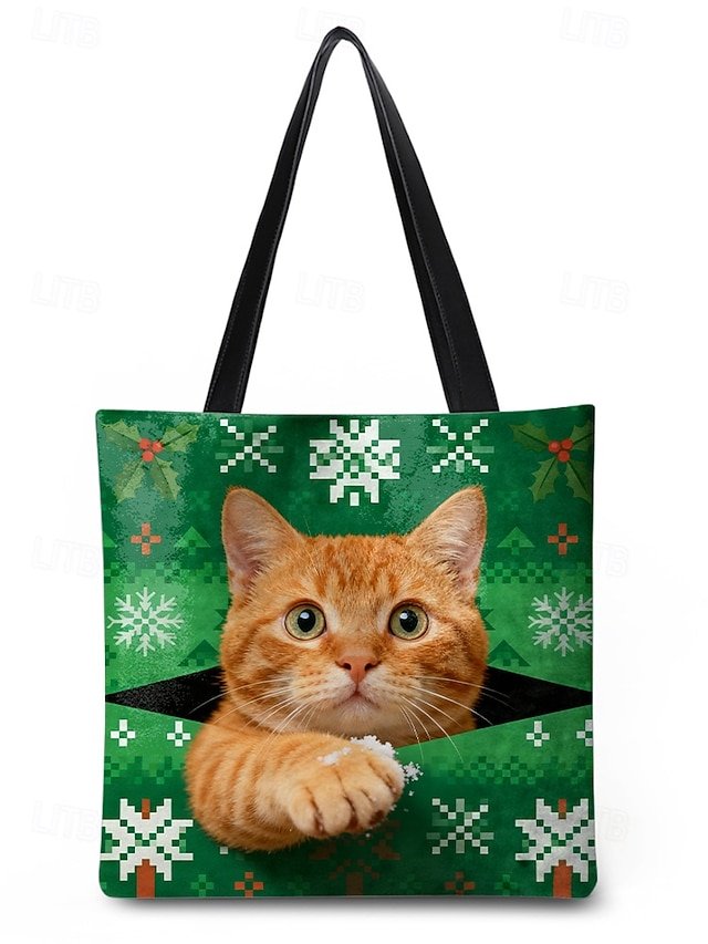 Women’s Large-Capacity Christmas Tote Bag - Image 7