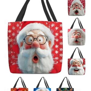 Women’s Foldable Christmas Tote Bag
