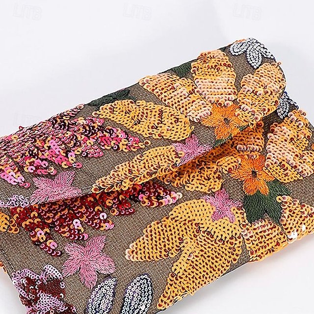 Women’s Polyester Clutch with Sequin - Image 4
