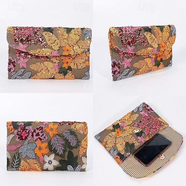Women’s Polyester Clutch with Sequin - Image 5