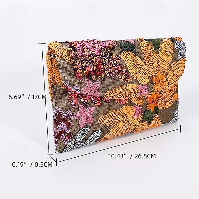 Women’s Polyester Clutch with Sequin - Image 6