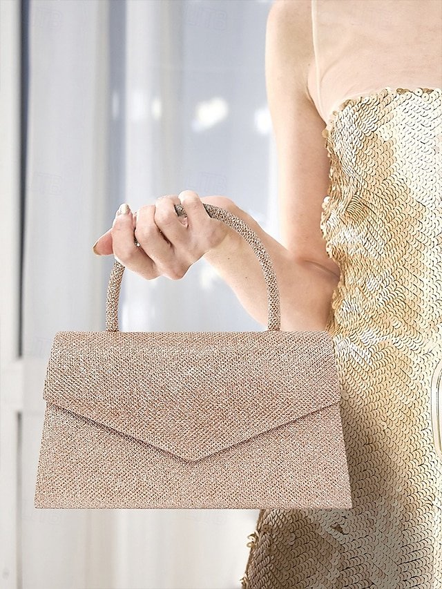 Women’s Polyester Clutch with Chain - Image 2