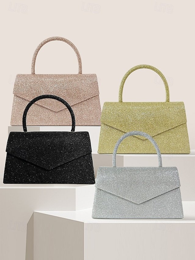 Women’s Polyester Clutch with Chain - Image 4