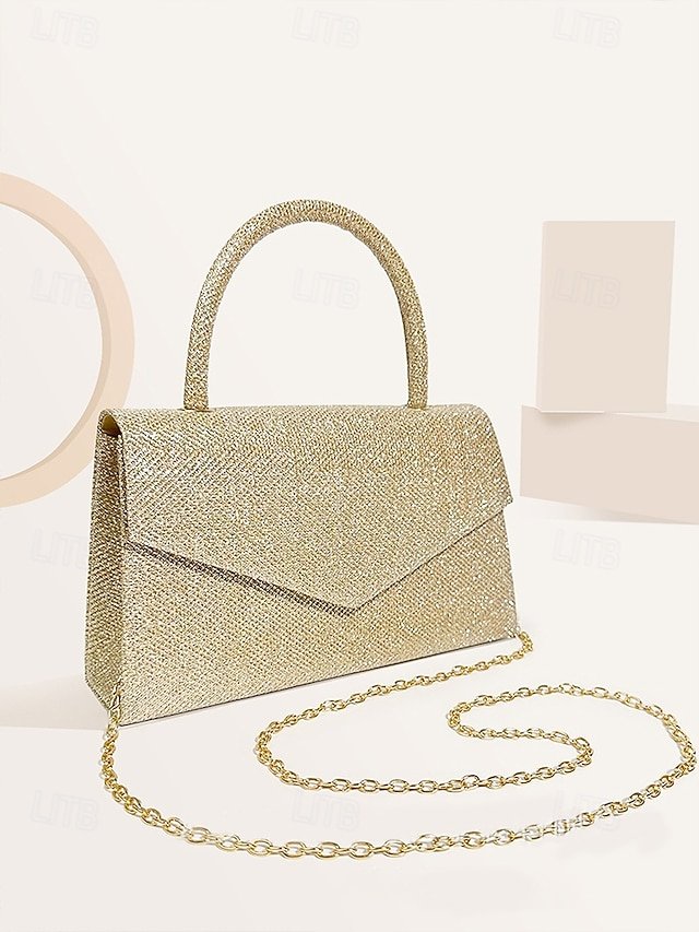 Women’s Polyester Clutch with Chain - Image 5