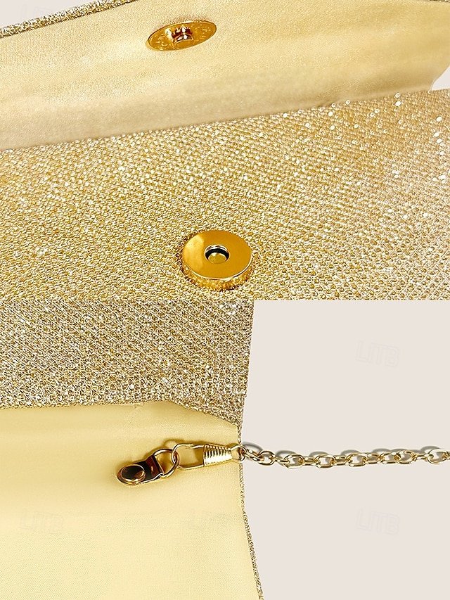 Women’s Polyester Clutch with Chain - Image 8
