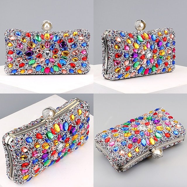 Women’s Polyester Clutch with Pearls - Image 5