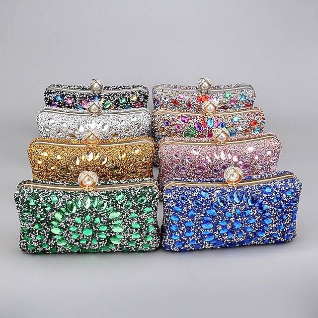 Women’s Polyester Clutch with Pearls - Image 6