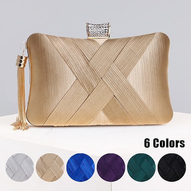 Women’s Silk Clutch with Chain