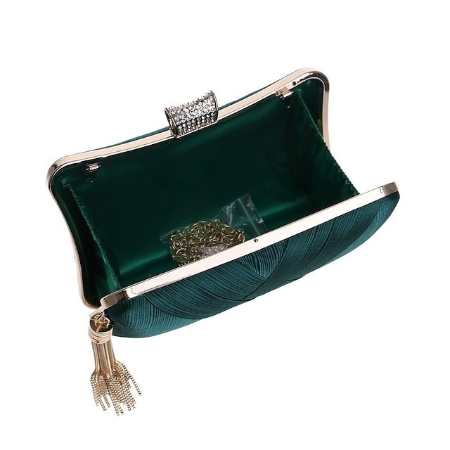 Women’s Silk Clutch with Chain - Image 4
