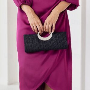 Alternative view of Women’s Polyester Clutch with Crystals