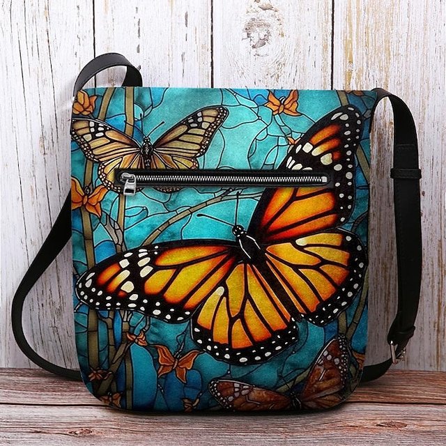 Women’s Butterfly Polyester Crossbody Bag - Image 6