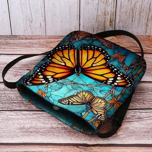 Women’s Butterfly Polyester Crossbody Bag - Image 7