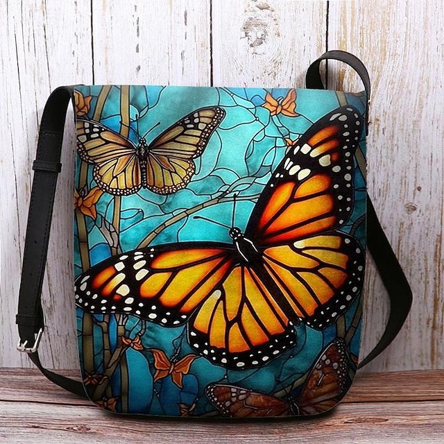 Women’s Butterfly Polyester Crossbody Bag - Image 8