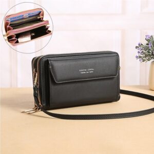 Women’s Faux Leather Wallet with Zipper