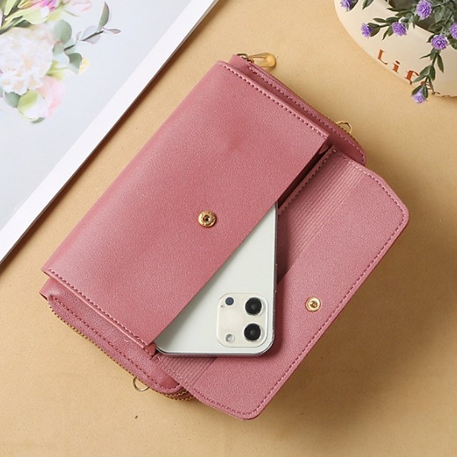 Women’s Faux Leather Wallet with Zipper - Image 6