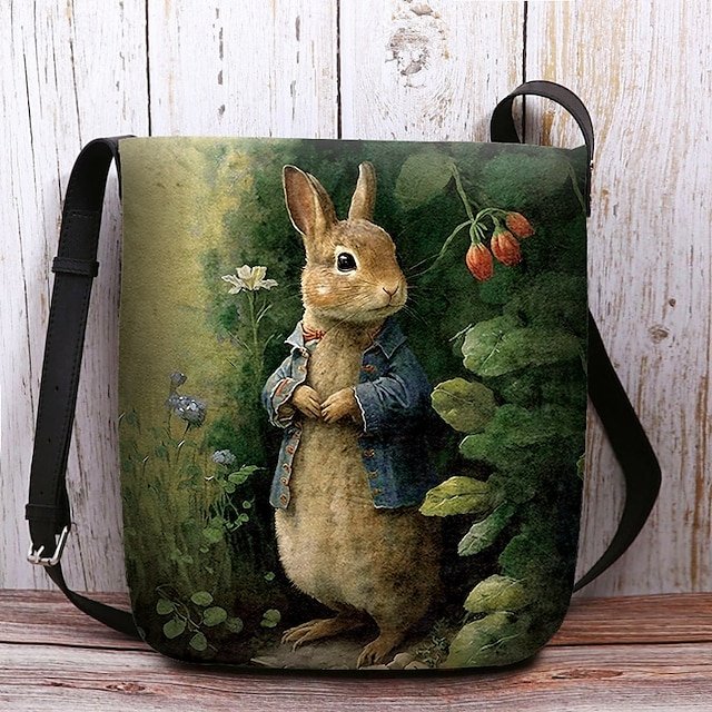 Women’s Easter Bunny Shoulder Bag Crossbody Bag