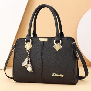 Alternative view of Women’s Elegant Blue Handbag with Removable Strap